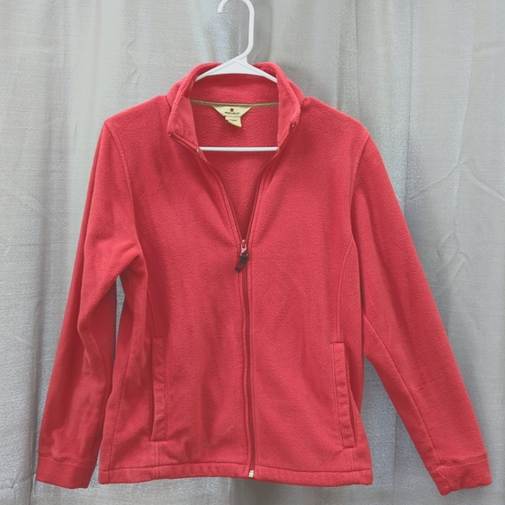Woolrich zip front fleece jacket. Size small.